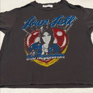 Daydreamer Black Graphic Tee with Red and Blue Accents